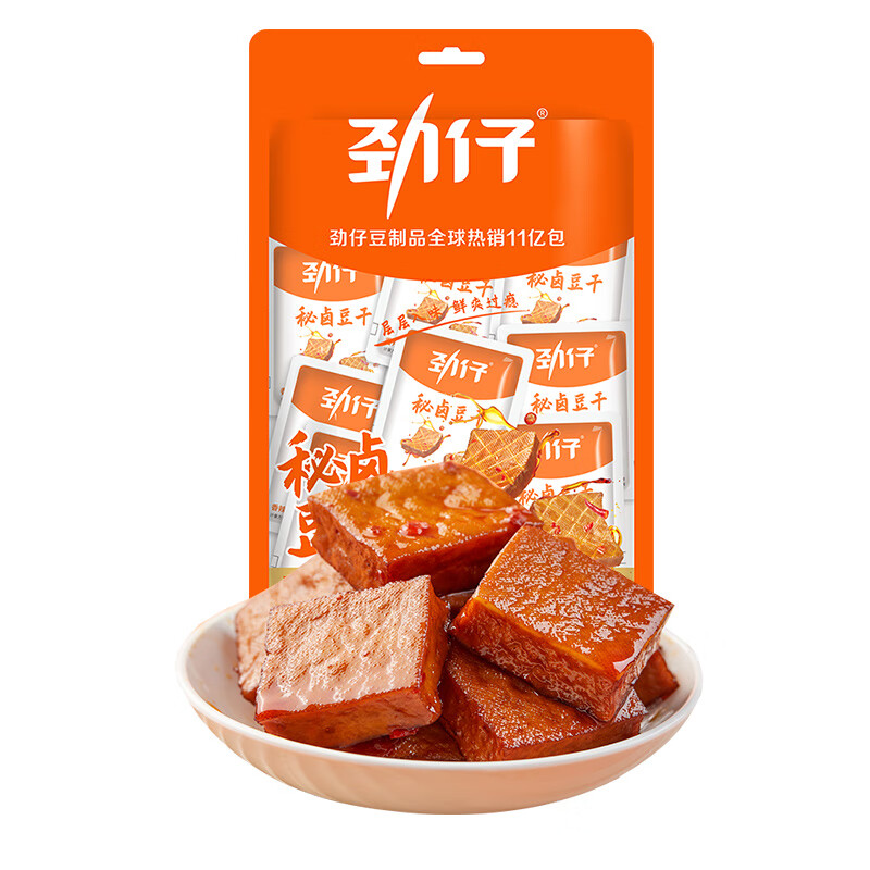 JINZAI 劲仔 豆腐干 零食豆干 素食小吃 香辣味 108g 6.63元（需买3件，共19.9元
