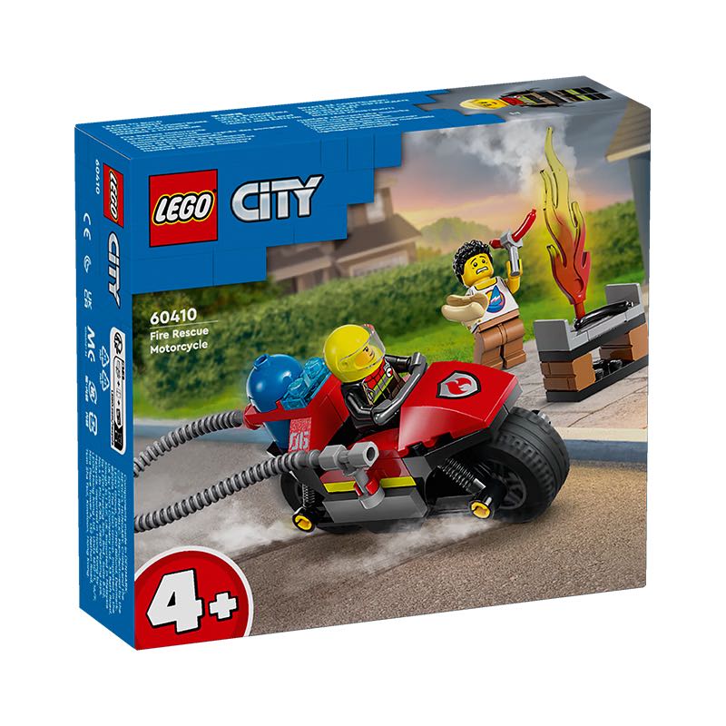 移动端：LEGO 乐高 积木拼装城市系列60410 消防摩托车4岁+男孩儿童玩具儿童