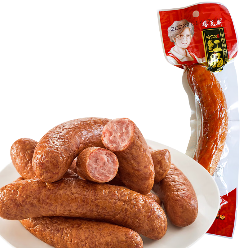 PLUS会员：塔瓦斯 哈尔滨风味红肠熟食 90g 2.66元包邮（需用券）
