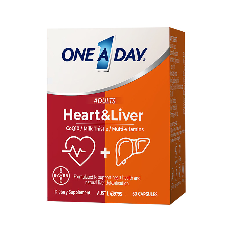 移动端：ONE A DAY 拜耳OneADay熬夜心肝宝奶蓟草护肝片男女性水飞蓟辅酶Q10保