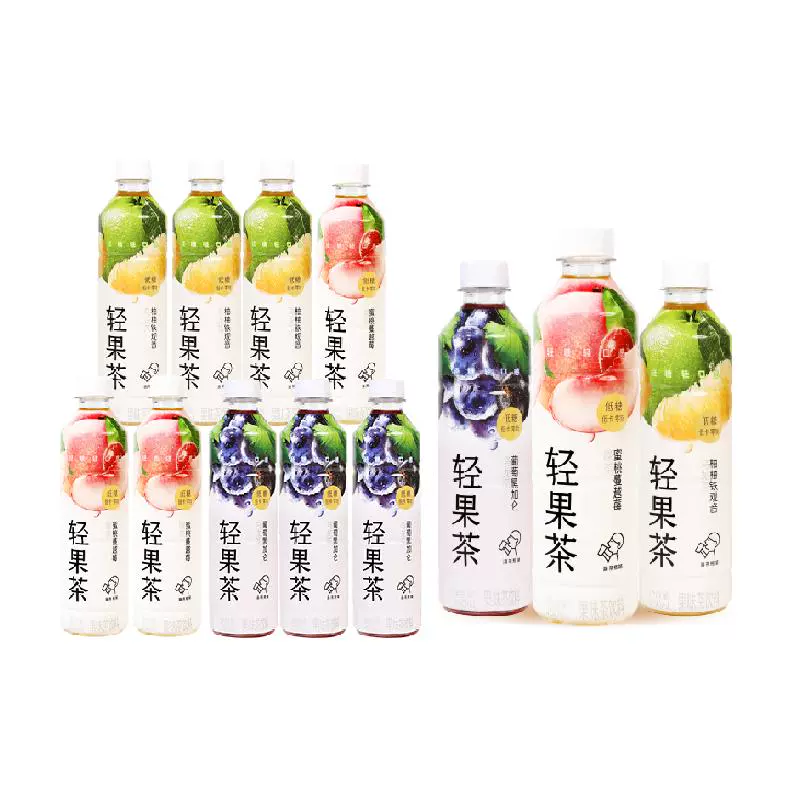 HEYTEA 喜茶 轻果茶混合口味450ml*12瓶 ￥23.99