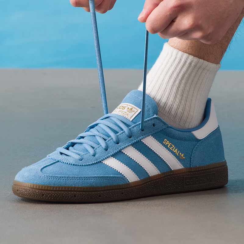 88VIP：adidas 阿迪达斯 三叶草 HANDBALL SPEZIAL 男女款复古T头鞋 DB3021 460元包邮（