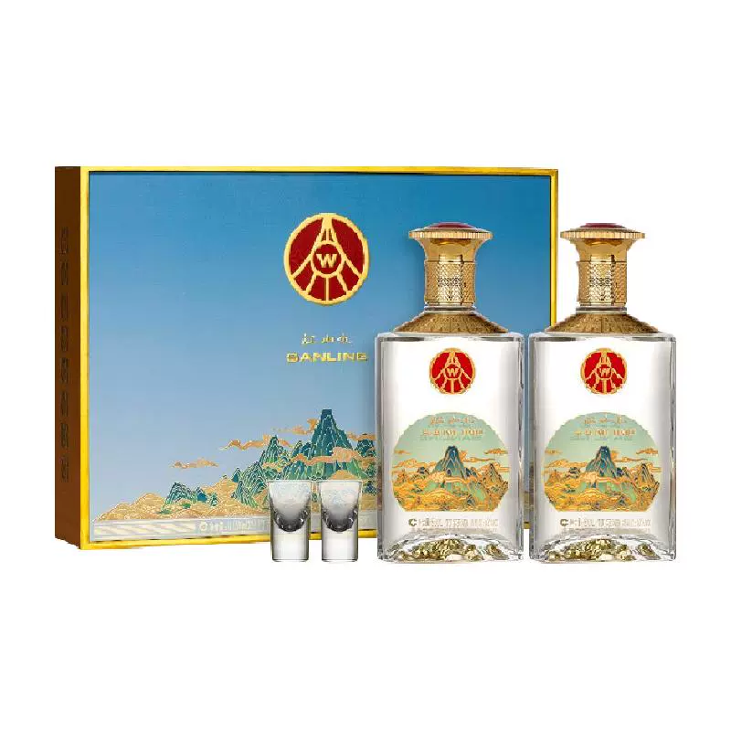 五粮液 WULIANGYE 仙林生态酿酒江山礼盒52度宴请送礼酒500ml*2瓶 ￥189.05