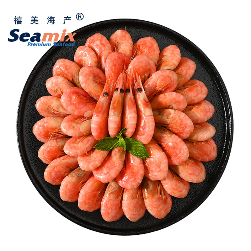 京东百亿补贴：Seamix 禧美海产 头籽北极甜虾 1.5kg/盒 90-120只/kg 35%头籽率 95.9