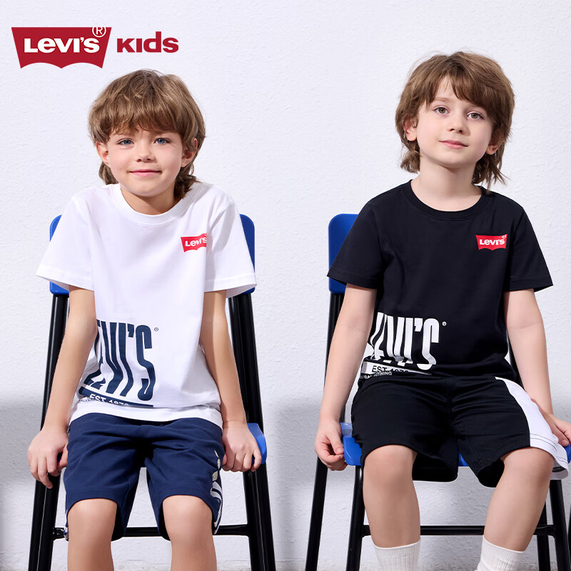 PLUS会员：李维斯 Levi's 男童短袖夏季 54.25元（需用券）