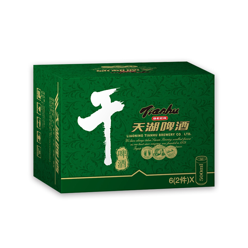 tianhu 天湖啤酒 8度干啤酒 500ml*12听 31元