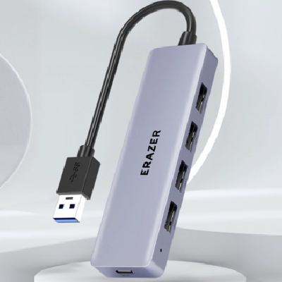 Lenovo联想 异能者USB3.0分线器扩展坞高速4口集线器拓展坞HUB笔记本电脑一拖