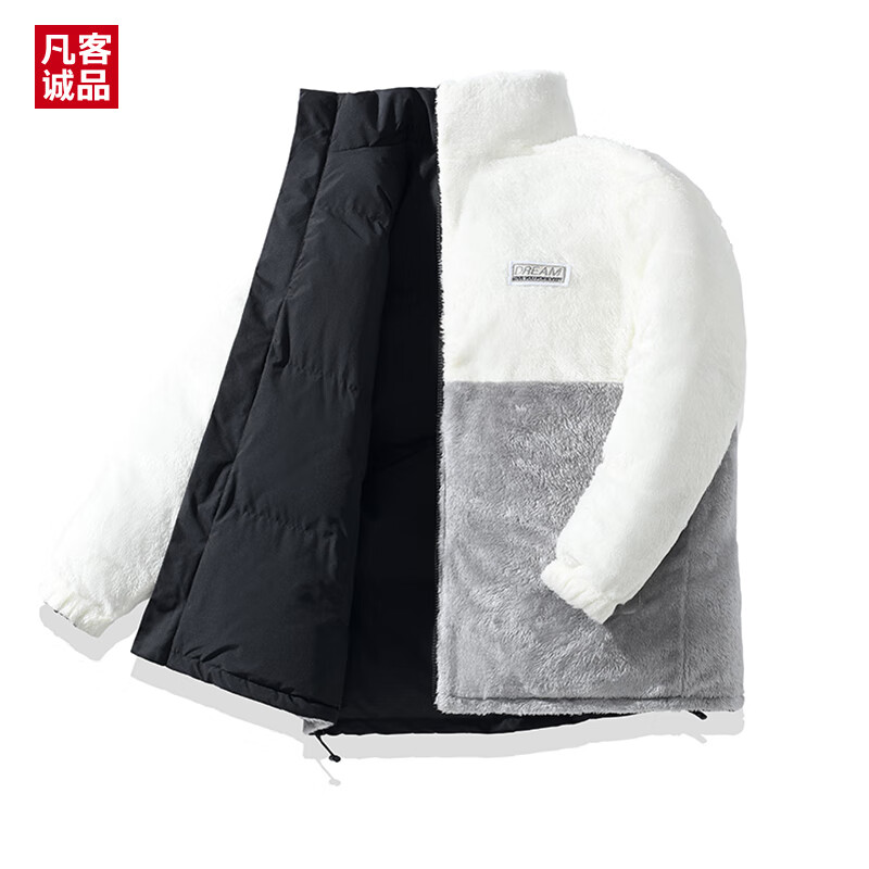 VANCL 凡客诚品 男士两面穿羊羔绒棉服 108.01元（需用券）