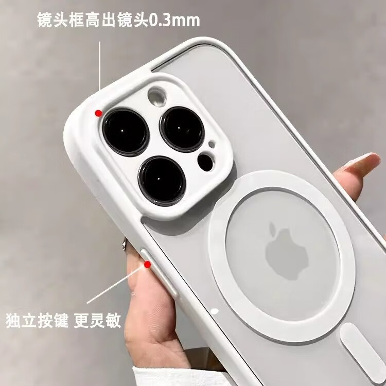 帕洛达马卡龙硅胶适用iPhone16苹果手机壳精孔亚克力磁吸防摔 13.9元（需用券