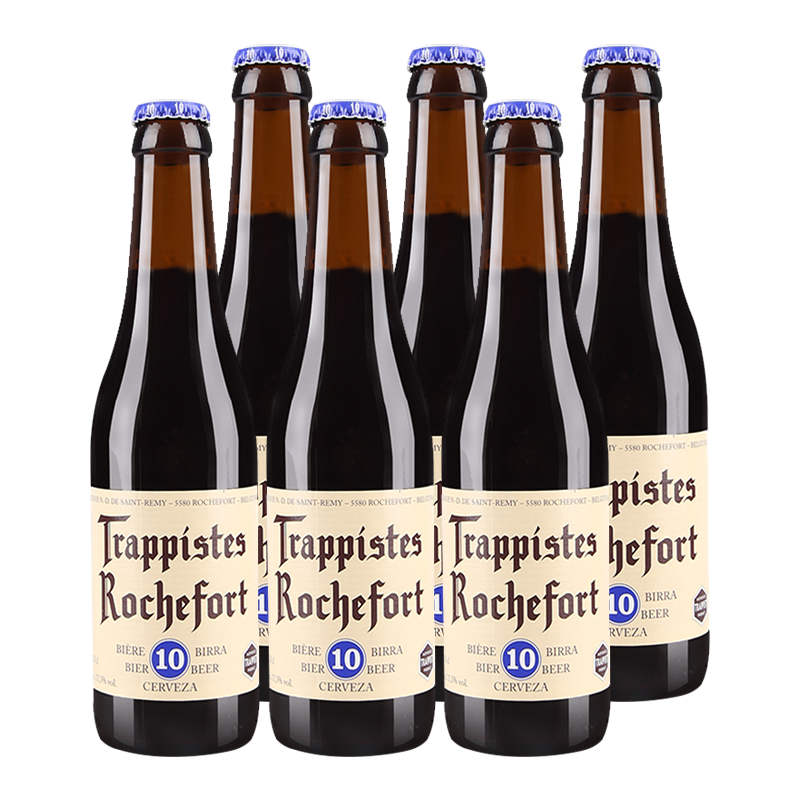 Trappistes Rochefort 罗斯福 10号 修道院四料啤酒 330ml*6瓶 85.04元包邮（需凑单，
