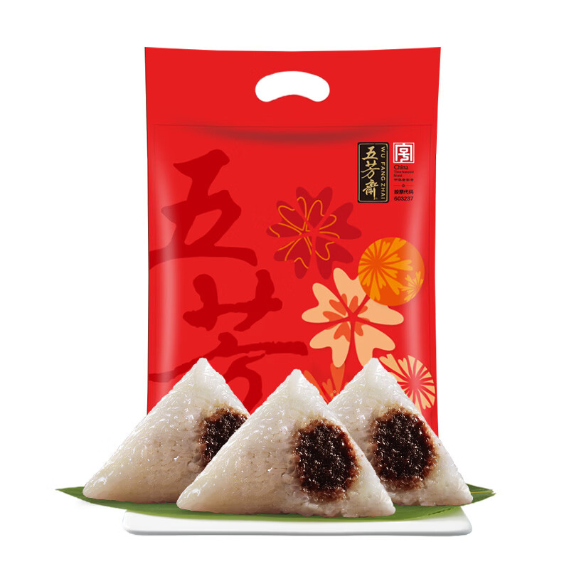 五芳斋 五芳风味粽1400g （拍2赠1 到手共4200g）
