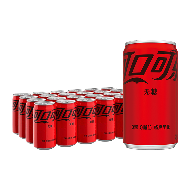 88VIP：Coca-Cola 可口可乐 零度迷你无糖汽水200ml*24罐 35.05元