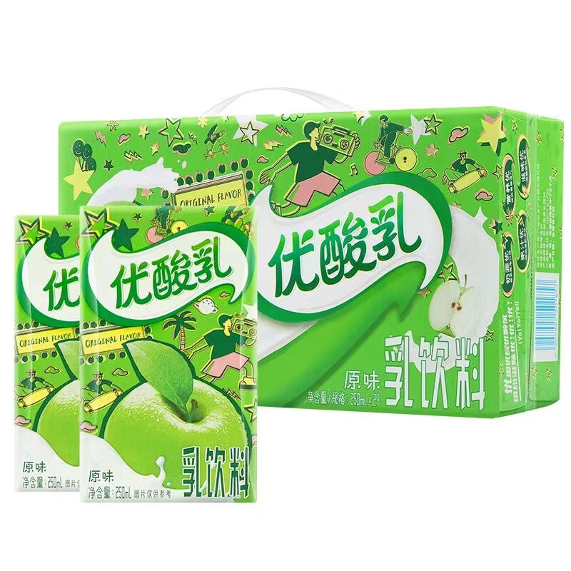 伊利 优酸乳原味整箱 250ml*12盒 18.78元（需领券）