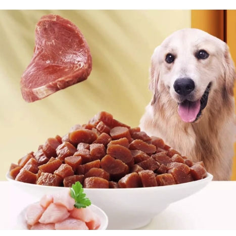 低温烘焙磨牙训犬好帮手：LILANG 力狼 狗零食烘干牛肉粒250g/袋 14.56元（需用