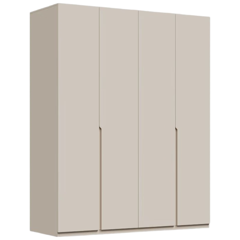 京东京造 云栖平开门衣柜四门现代简约环保ENF级卧室收纳储物家具 云栖白 