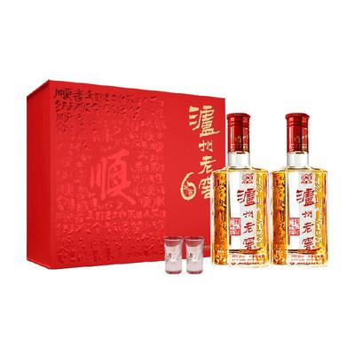 88会员：泸州老窖 六年窖头曲路路顺礼盒52度500ml*2瓶 130.55元+淘金币6元