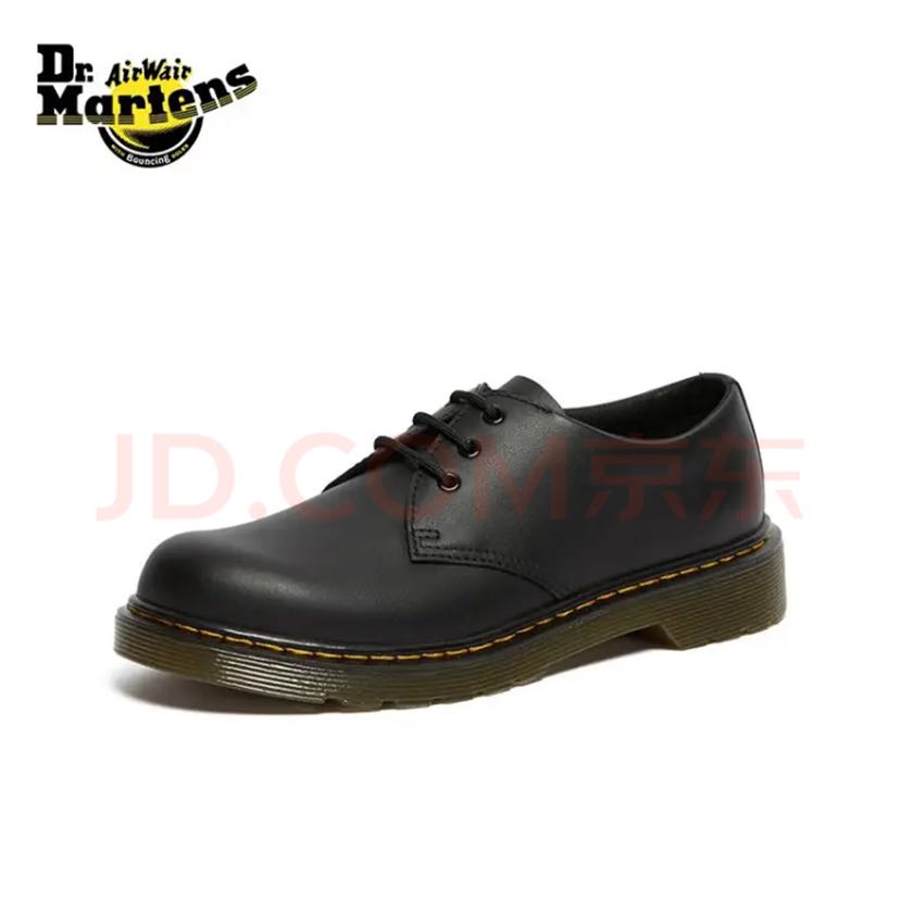 移动端、京东百亿补贴：Dr.Martens 马丁1461 经典休闲时尚软皮黑色3孔 马丁女