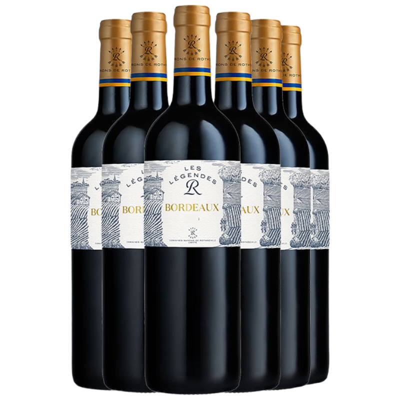 Plus会员：LAFITE 拉菲 传奇波尔多 赤霞珠 干红葡萄酒 750ml*6瓶 341.55元（合56.93