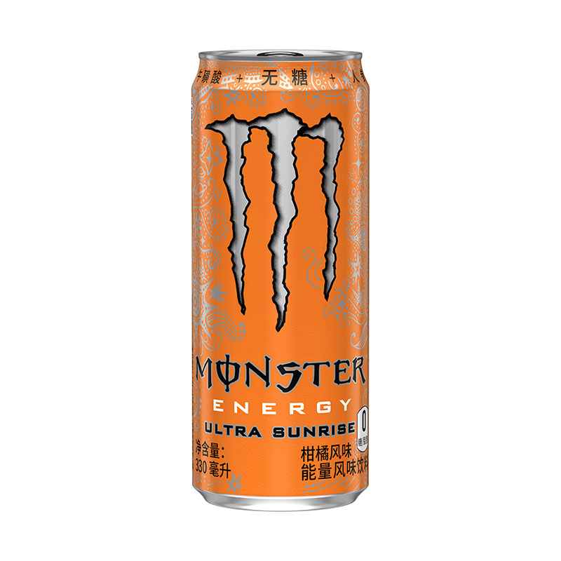 限广西地区：可口可乐（Coca-Cola）魔爪 Monster 柑橘味 能量风味饮料 无糖 330m