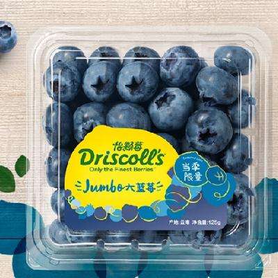 plus：怡颗莓 当季新鲜蓝莓 125g/盒*6件 97.76元（合16.29元/件）