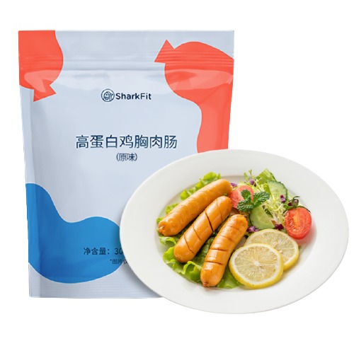 鲨鱼菲特 高蛋白鸡肉肠 原味 300g 14.9元