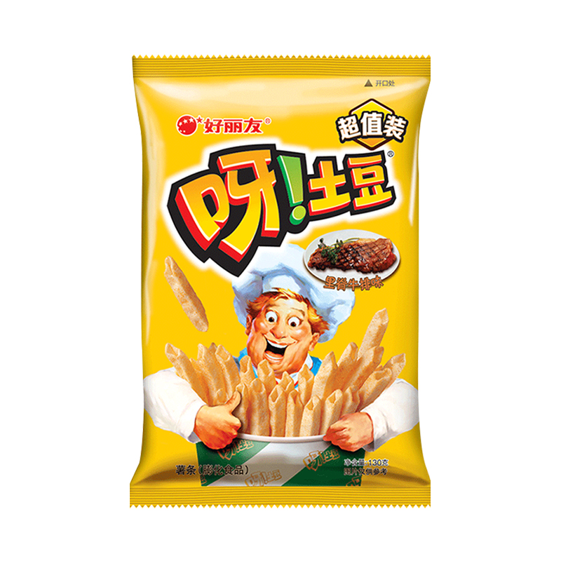 88VIP：好丽友 呀土豆里脊牛排味130g 8.36元