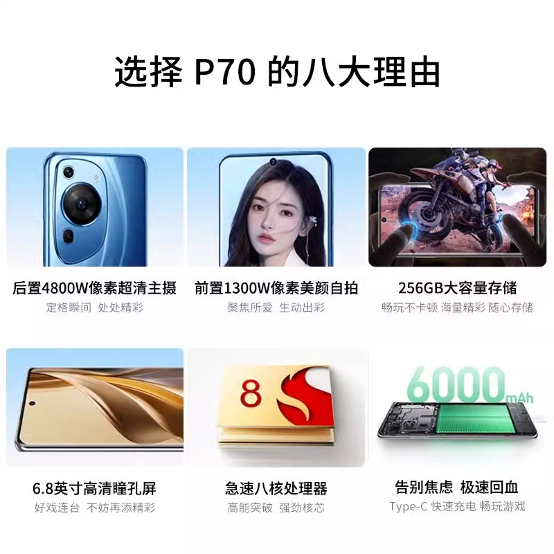 小星 2024新款官方旗舰正品p70pro智能手机12+256g内存电竞八核游戏大屏幕千元