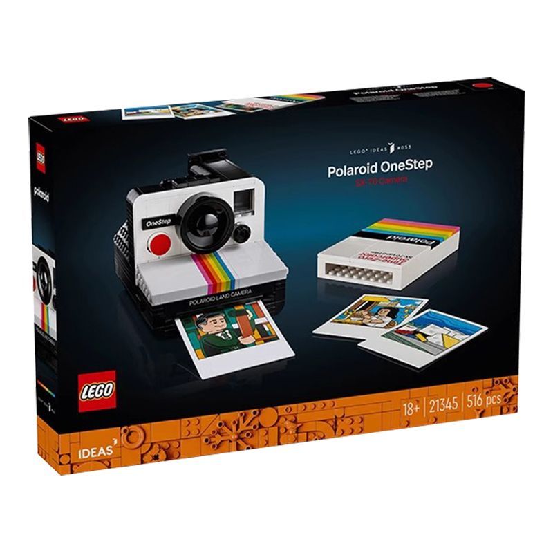 百亿补贴：LEGO 乐高 积木IDEAS系列21345相机收藏复古积木礼物 385.5元