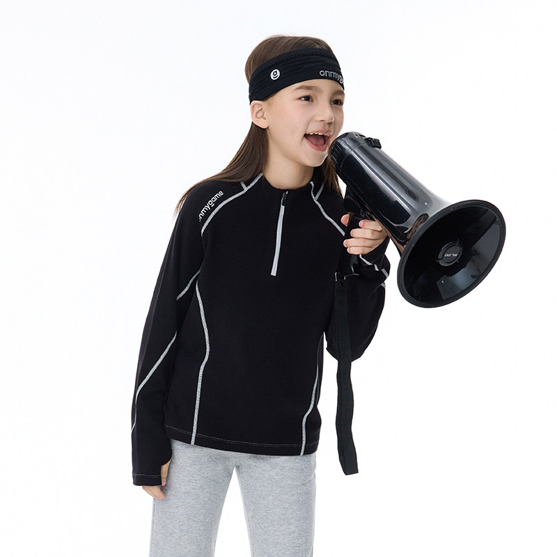onmygame 儿童长袖T恤发热抗菌男女童上衣秋冬 199元