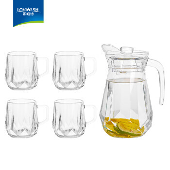 LOVWISH 乐唯诗 NERVISHI）水壶玻璃 玻璃家用大容量水瓶 透明色 11.5元（需用券）