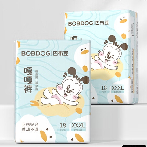 京东百亿补贴：BoBDoG 巴布豆 嘎嘎裤 婴儿拉拉裤 XXXL36片 42.9元包邮