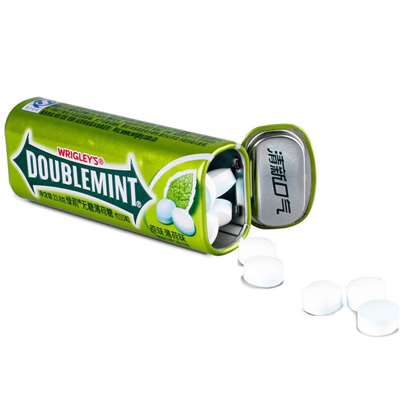 DOUBLEMINT 绿箭 无糖薄荷糖 4瓶4口味混合 22.9元（需用券）