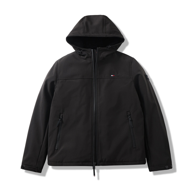 移动端：TOMMY HILFIGER 加绒加厚连帽棉服 664.05元（淘金币可抵7.69元起）