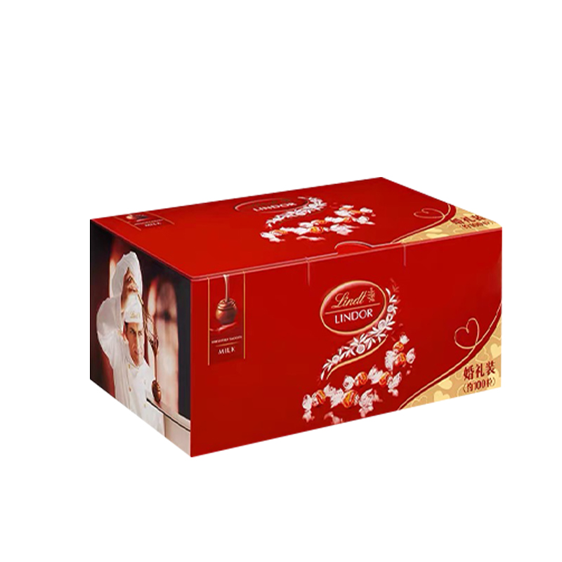 88VIP：Lindt 瑞士莲 软心牛奶巧克力1.25kg婚礼装喜糖 236.55元