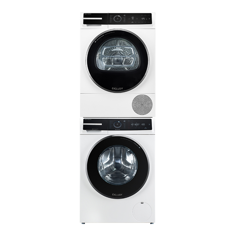 博世 BOSCH 8系活氧10KG洗烘套装洗衣机热泵烘干机6B00 37990元