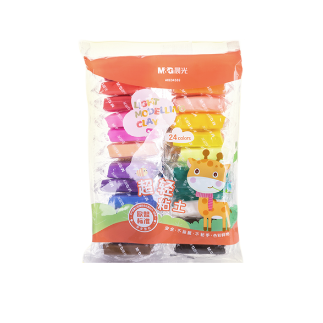 88VIP：晨光 4D超轻粘土 24色补充袋装+4包白色 4.56元（需用券）