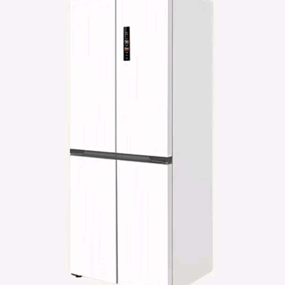 预售、 再降价、PLUS会员: Midea 美的 MR-457WUSPZE 风冷十字对开门冰箱 457L 白色 