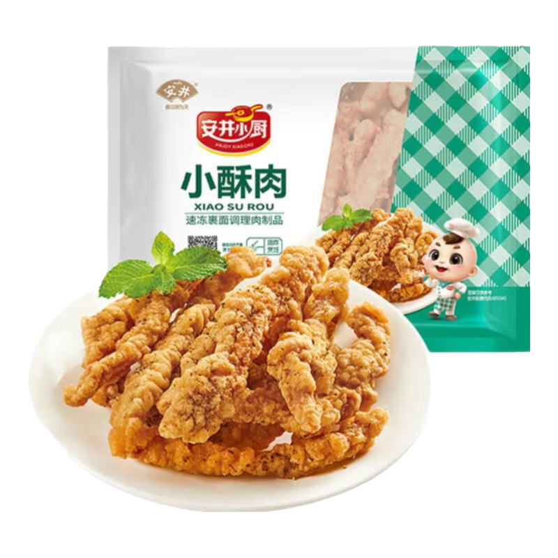 安井速冻火锅料 小酥肉200g*2袋 400g 68.4元（需领券，合13.68元/件）