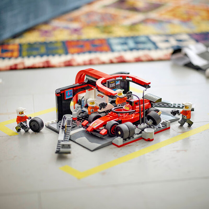 乐高 LEGO 城市系列 60443 法拉利F1赛车维修站 196.85元（需用券）