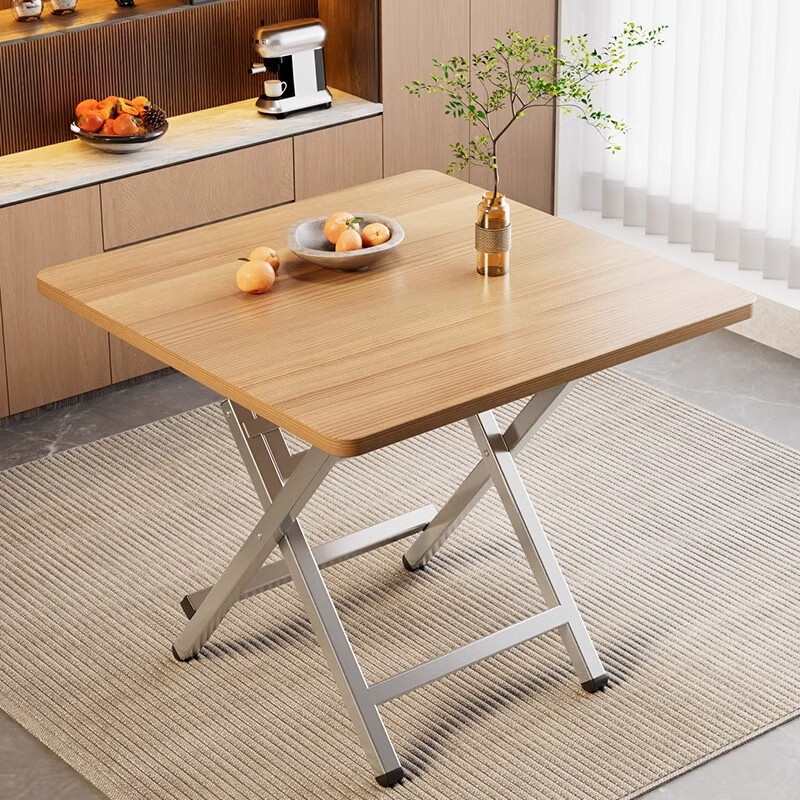 坤奉 可折叠餐桌 60*40*50 胡桃色 13.8元（需用券）