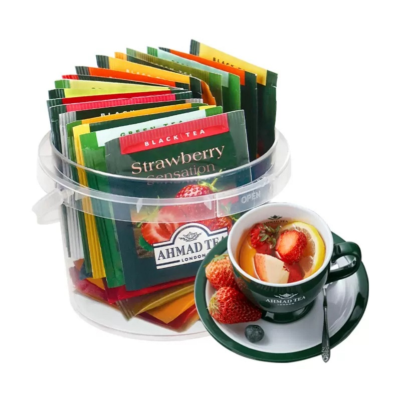 AHMAD 亚曼 缤纷茶桶水果袋泡茶 18口味 18包 19.93元包邮（需用券）