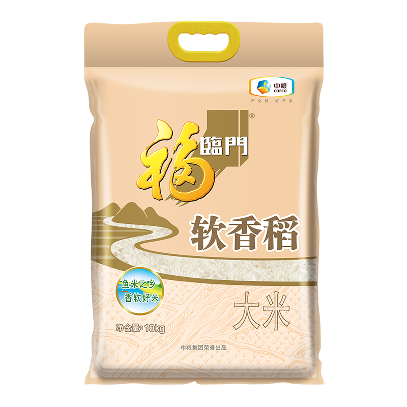 福临门 优选苏北苏软香粳米 10kg 47元