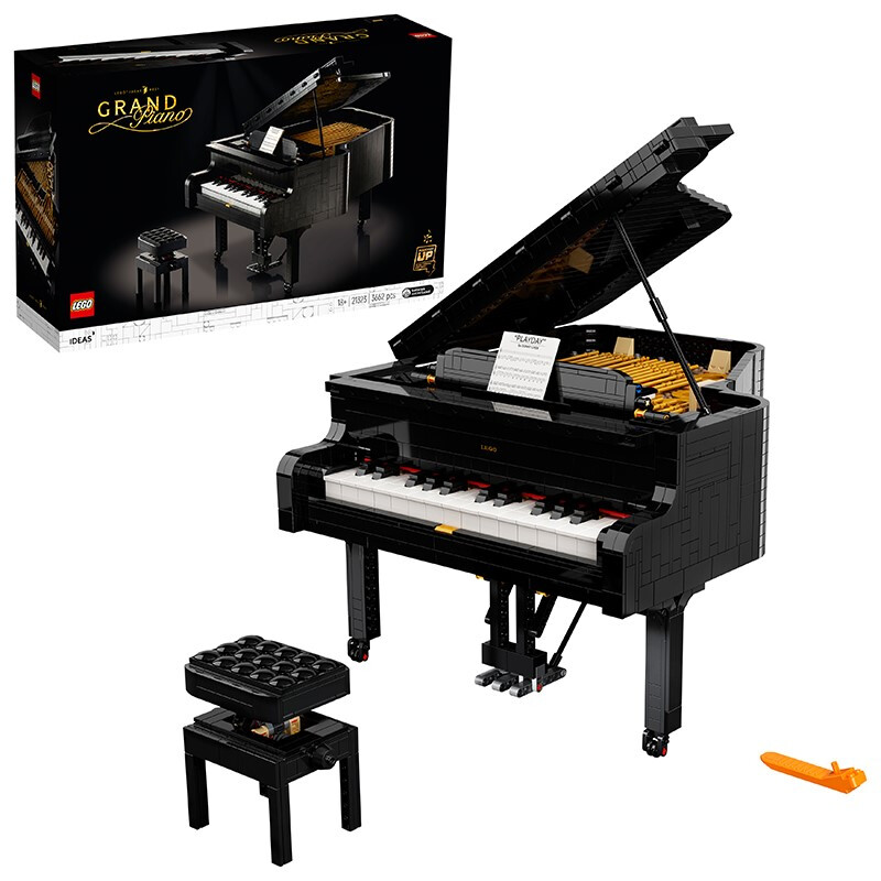 京东百亿补贴、PLUS会员：LEGO 乐高 Ideas系列 21323 钢琴 1668.15元