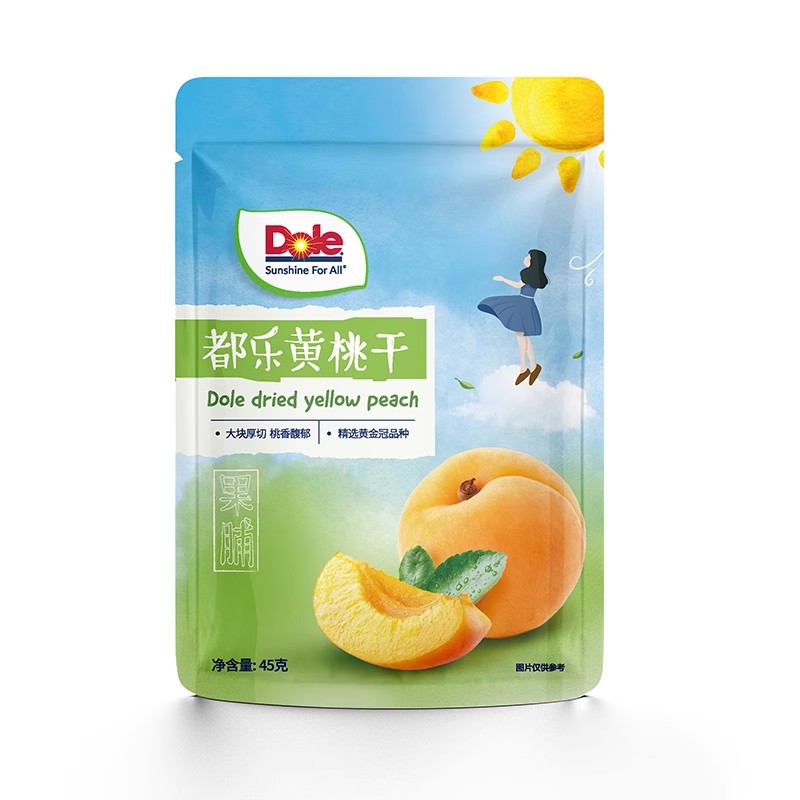 Dole 苹果+黄桃+草莓+红杏果+香蕉片 果干任选 45g 13.87元