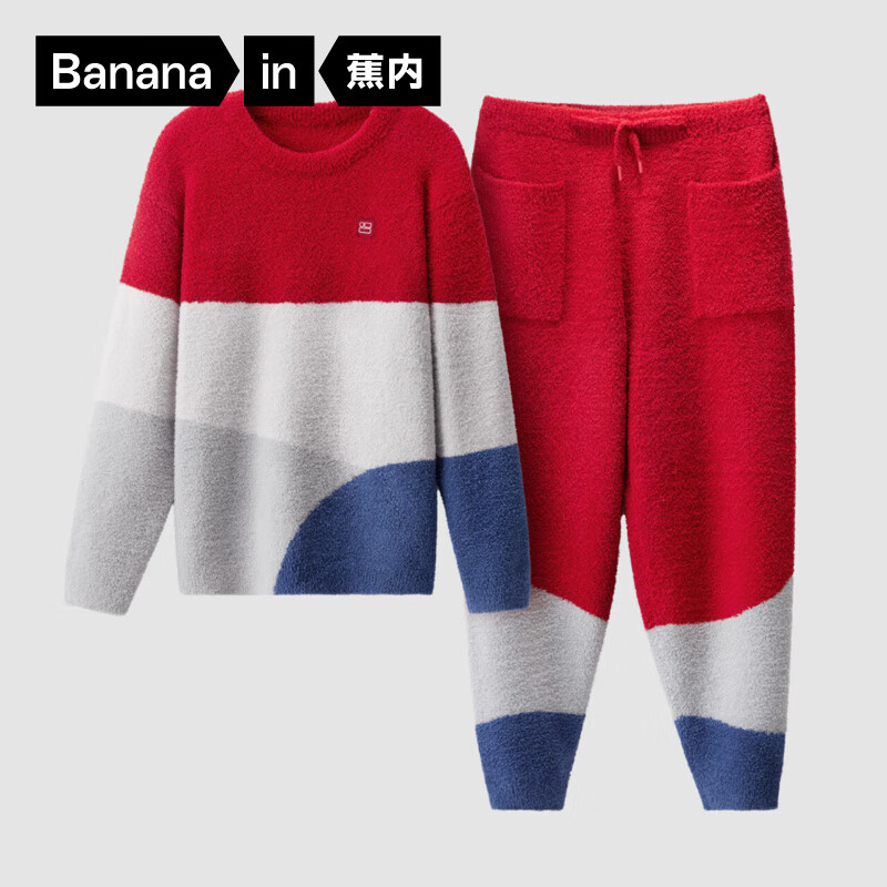 Bananain 蕉内 红色计划5系男女士睡衣高弹保暖家居服 ￥139.5