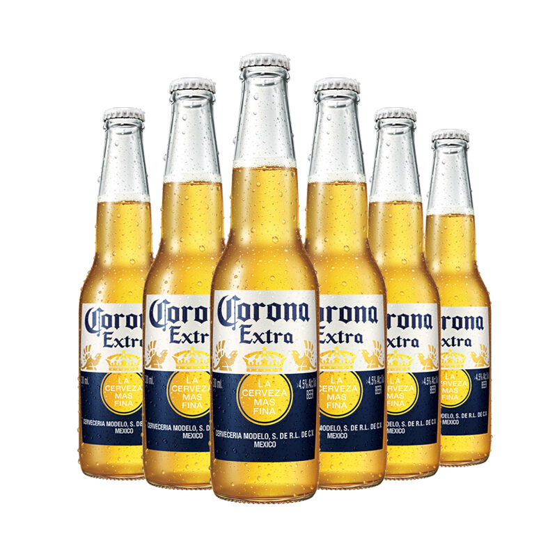 Corona 科罗娜 百威集团科罗娜啤酒墨西哥风味青柠仪式330ml*24瓶啤酒整箱装 16