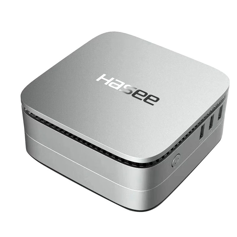 神舟（HASEE）mini PC6 迷你台式电脑商用办公小主机(十一代N5095四核 8G 256GSSD WI