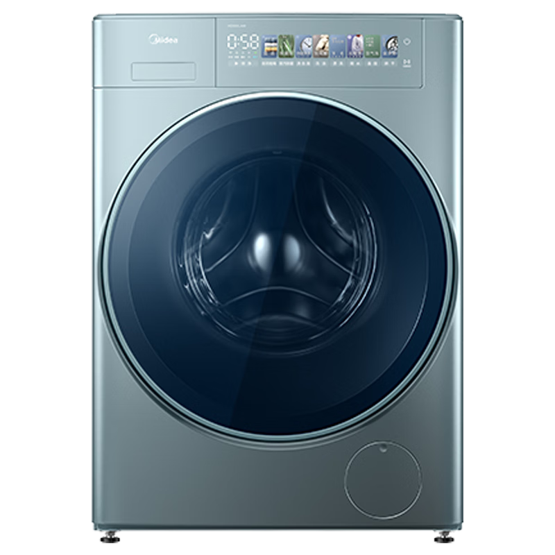 预售、PLUS会员：Midea 美的 元气轻氧系列 MD100LAIR 冷凝式洗烘一体机 10kg 返后