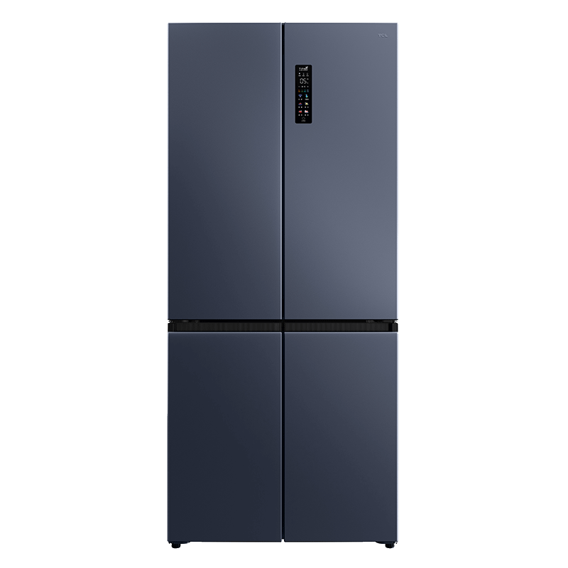 PLUS会员：TCL 超薄零嵌系列 521L 十字四开门冰箱 超薄嵌入式 一级变频 双循
