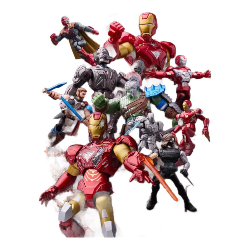 布鲁可积木 漫威英雄群星版 积木人 9.9元